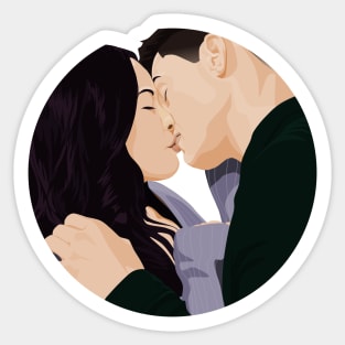 Chenford Kiss (fan art) | The Rookie Sticker